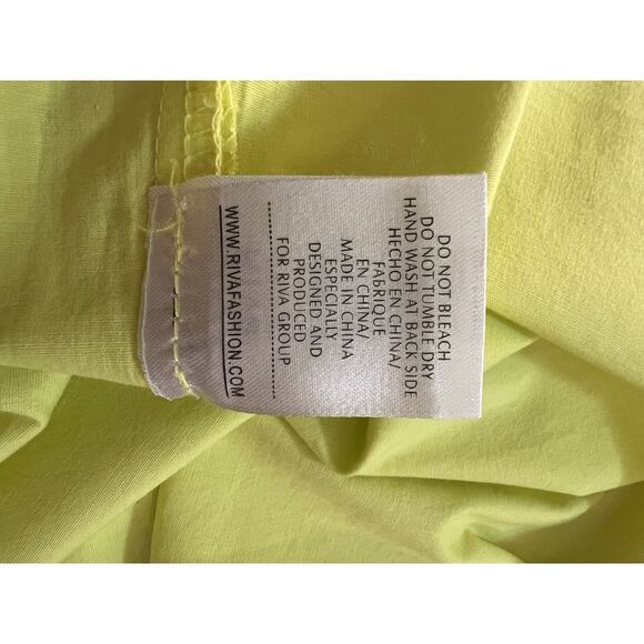 Riva dress lime green and beige XXL - Picture 5 of 5